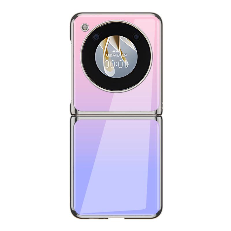 Чехол-книжка Nubia: Градиентное покрытие из гальванического стекла — креативный дизайн без слов