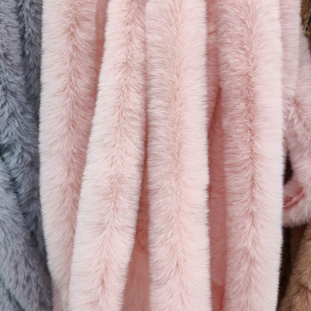 Шерстяные топы ручной работы из искусственного меха, ленты на манжетах, плюшевые полоски, украшения в полоску из искусственного меха