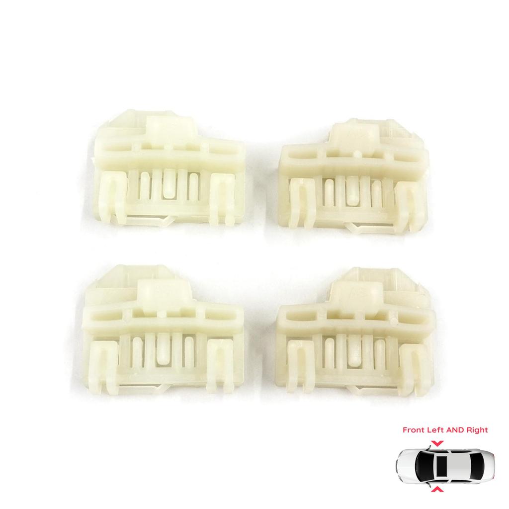 V1EWR46+V1EWR47 Window Regulator Guide Clips Front for Pontiac Grand Am Sunfire Oldsmobile Alero Cutlass Chevrolet Cavalier Malibu