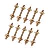 10 Set Countertop Fasteners Countertop Flip Connectors Rust Resistant Connectors for Furniture & Bed Frame Connections