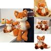 Running Fox Stuffed Animal Plush Toy For Girls Sleep Aid Birthday Gift