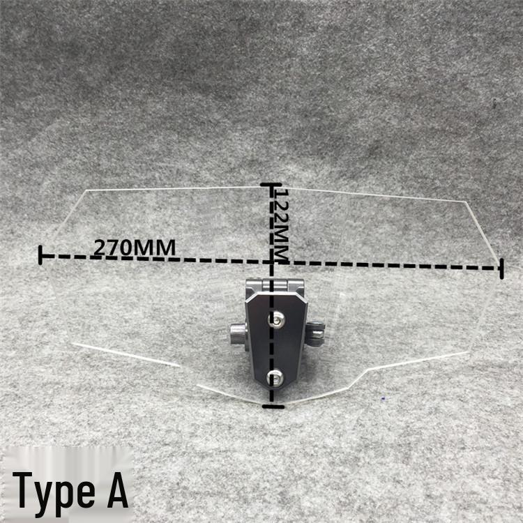 Совместимое ветровое стекло для Haojue DKS, Suzuki, Honda, CB400F, GL и других мотоциклов.