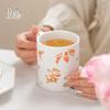 Пара кружек Aowei Jingdezhen сине-белой керамики