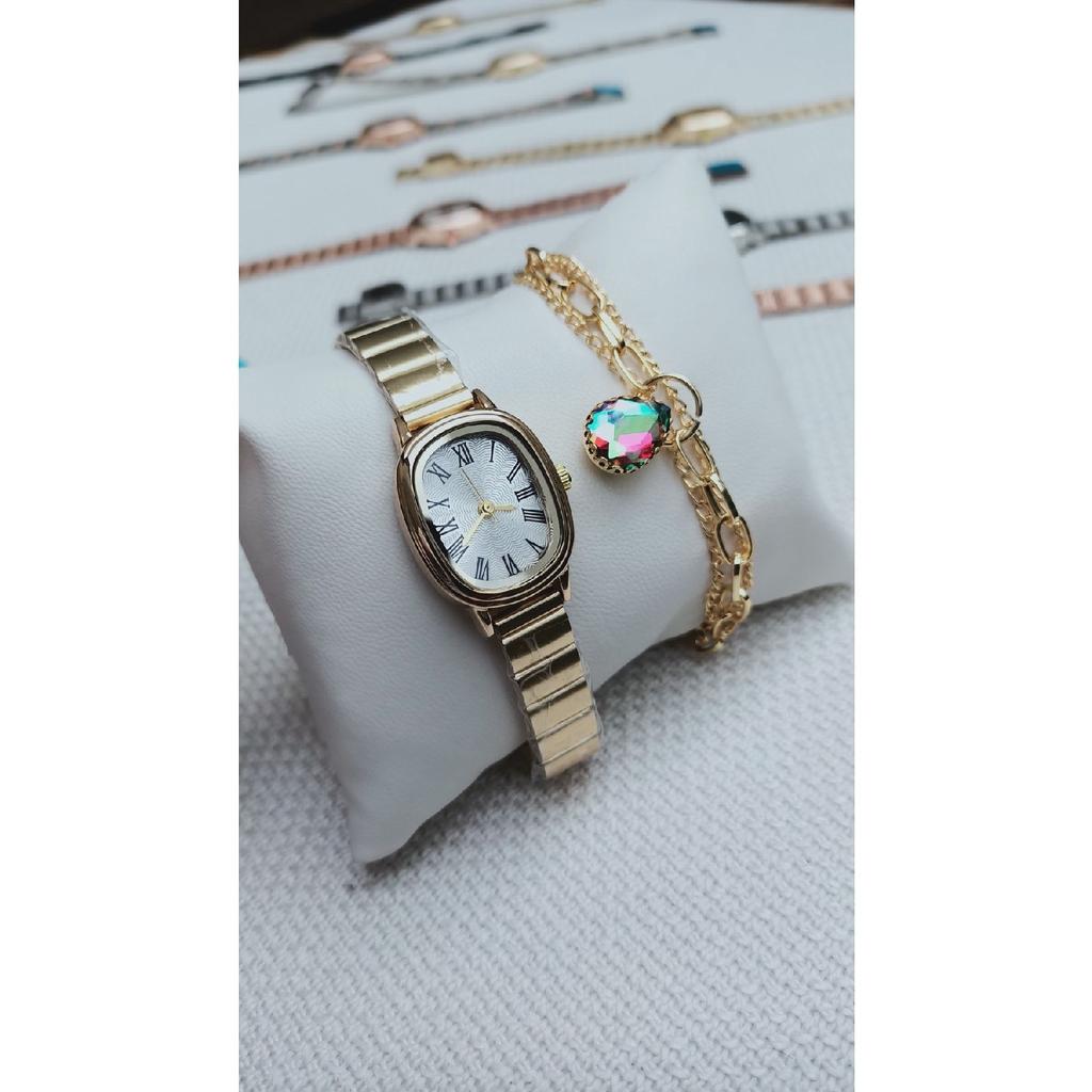 Bracelet Set Analog Wristwatch Clock Set
