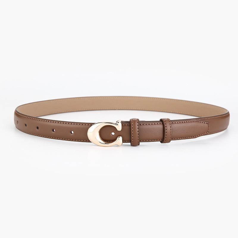 Ladies Leather Belt With Alphabet Design For Casual Summer Fashion