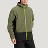 adidas Куртки CLIMAWARM Мужские Strata Оливково-зеленый/Черный С капюшоном Умеренно Мягкая оболочка KQ5550