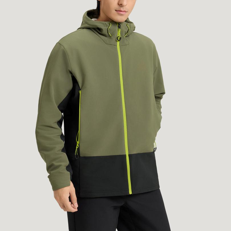 adidas Мужская теплая куртка с капюшоном на молнии Climawarm Multi Breathable Warm Hooded Zip Jacket KQ5550