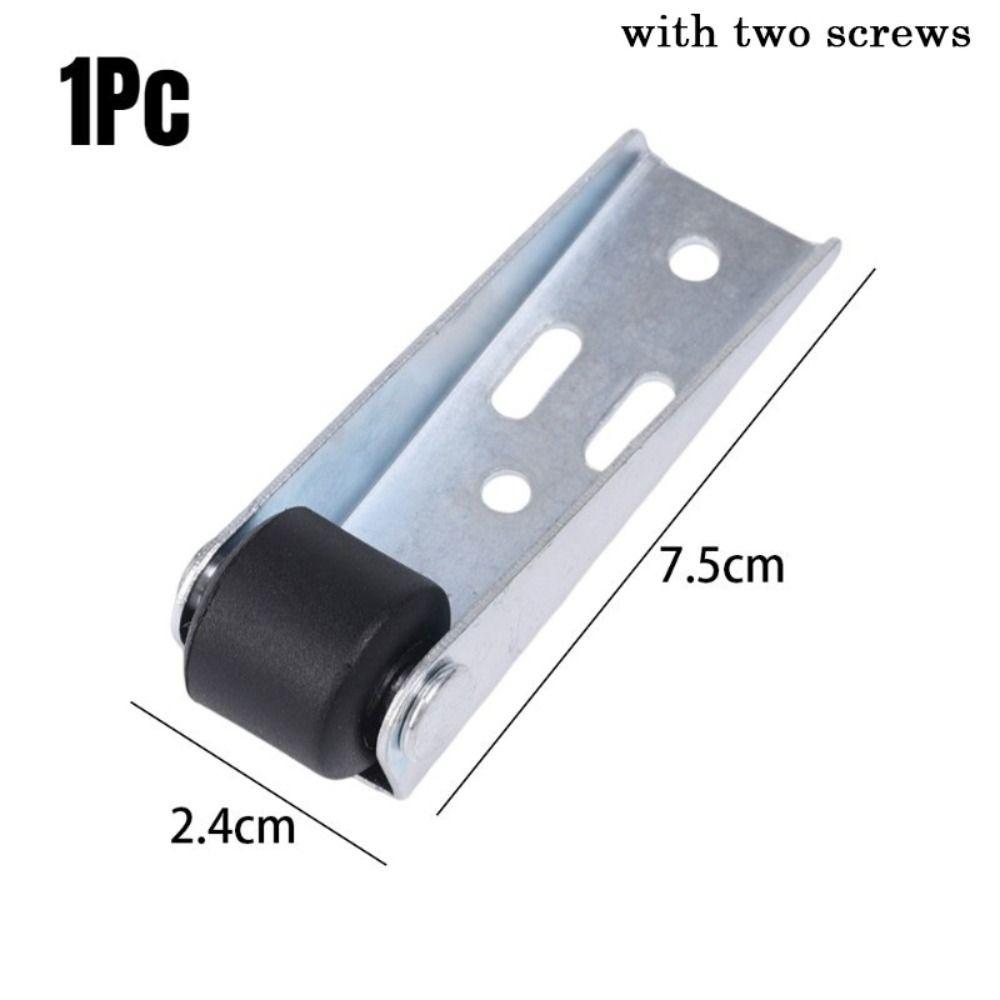 Направляющий ролик бокового крепления Опора для мобильной двери Поворотное колесо Мебельная роликовая опора для 1/2 шт.
