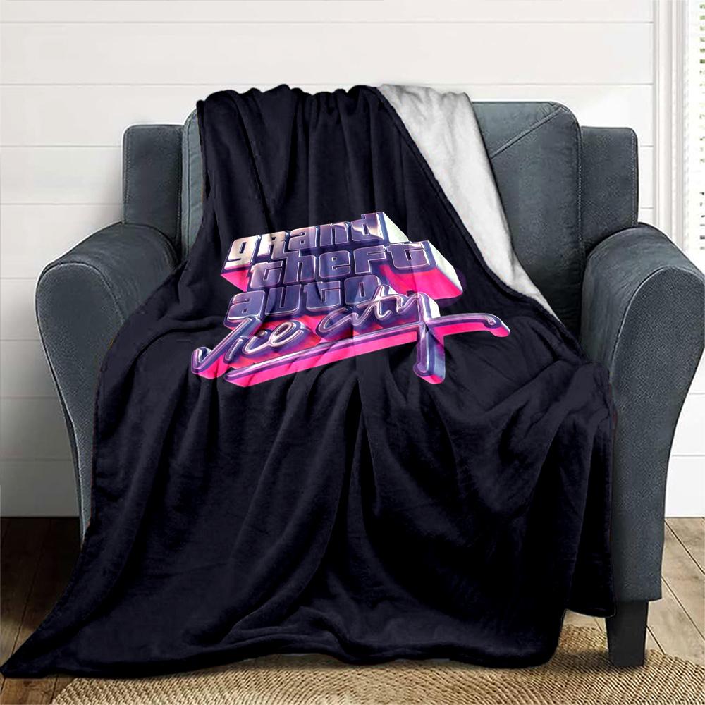 Gta Blanket Soft Warm Cozy Suitable for Livingroom Picnics Sofa for All Occasions Modern Suitable for Gifting Relatives and Friends