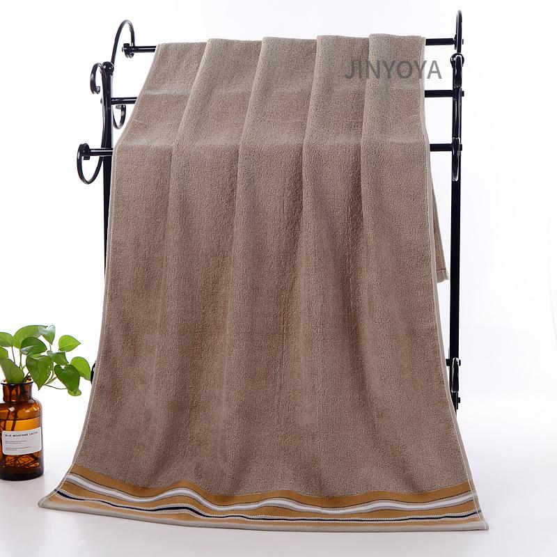 Solid Color Pure Cotton Bath Towel, Household Thickened Absorbent Bath Towel, Towel