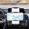 Автомобильная беспроводная зарядка Держатель для телефона в машине 15 Вт Быстрая беспроводная зарядная подставка для iPhone 15 14 13 Samsung S23 S22 Xiaomi
