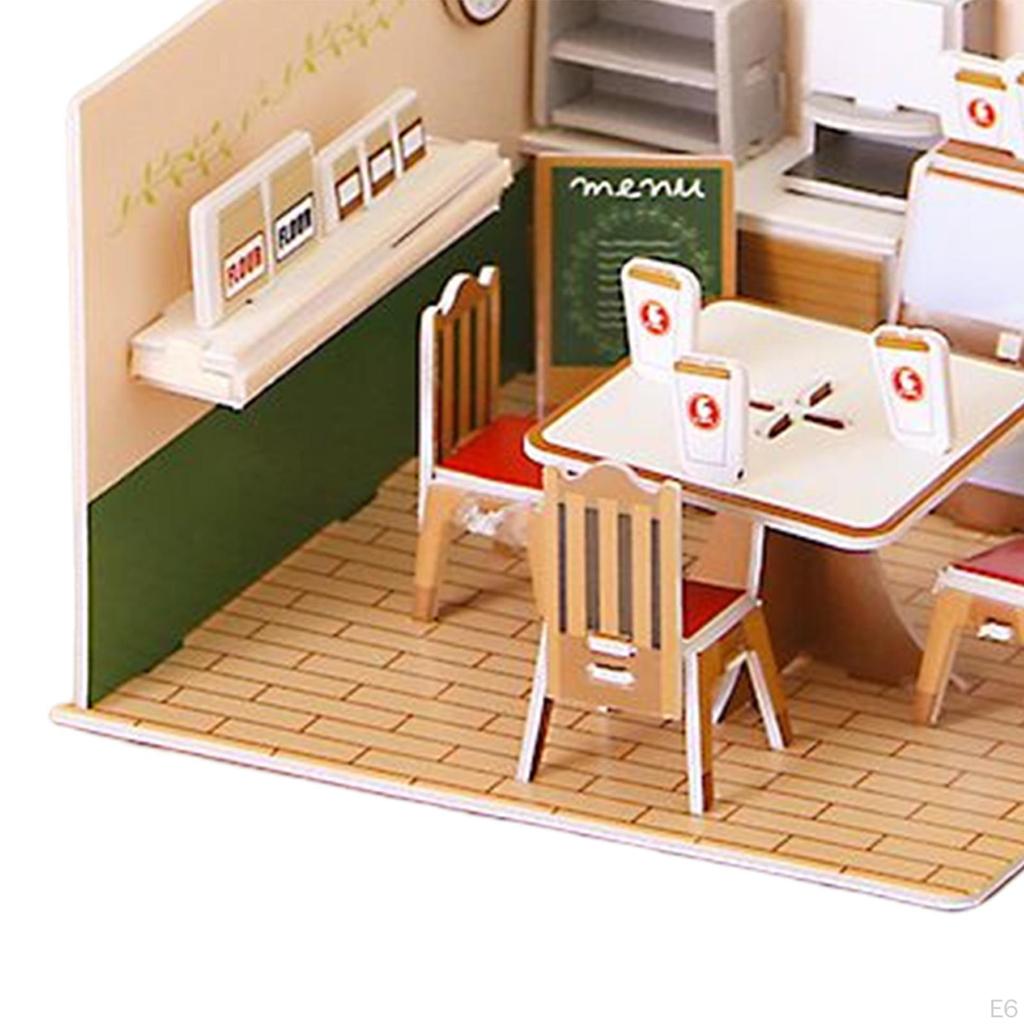 Модели зданий DIY Наборы Бумага и Пенопласт, Творческое Хобби, 3D Пазлы Игрушки для Детей,