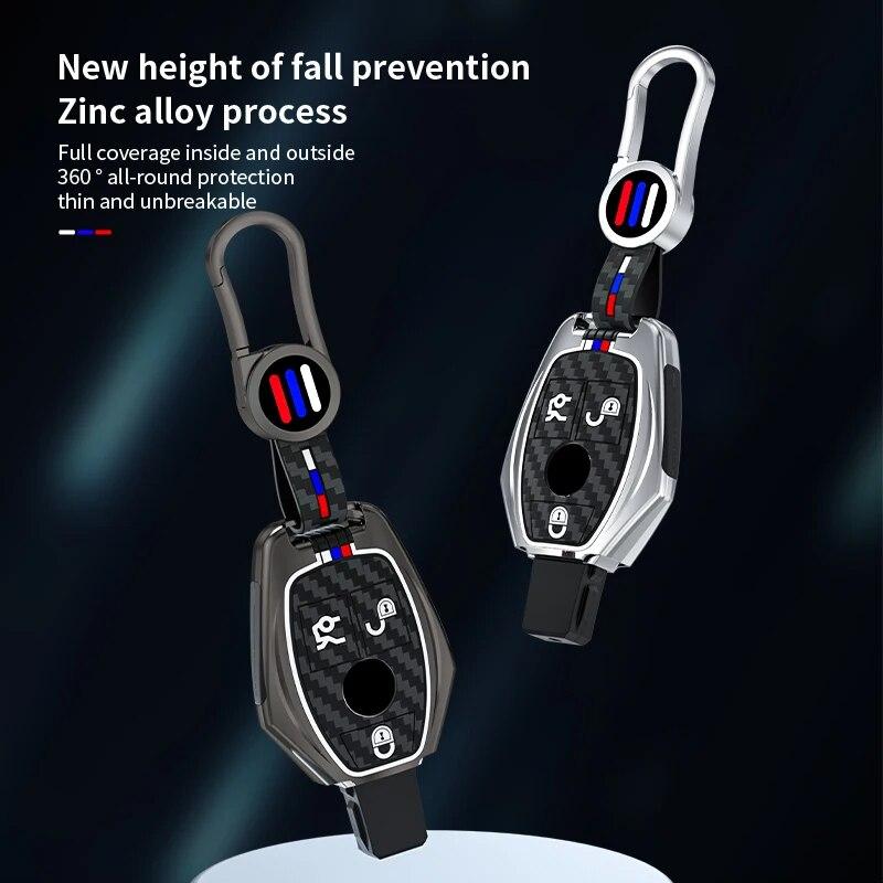 Чехол-держатель для ключей от машины для Mercedes Benz W205 W203 W210 W212 221 C117 W166 ABCSER CLA GLE GLC AMG аксессуары