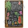 Plaque Metal Sign Plate Vintage Posters Wall Art Drink Beer Cocktail Tin Sign Decoration For Bar Pub Club Man Cave Iron Painting