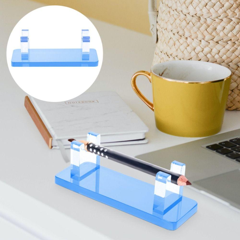 Clear Pen Display Stand Acrylic Paintbrush Drying Rack Makeup Brush Rack  Ballpoint Pen