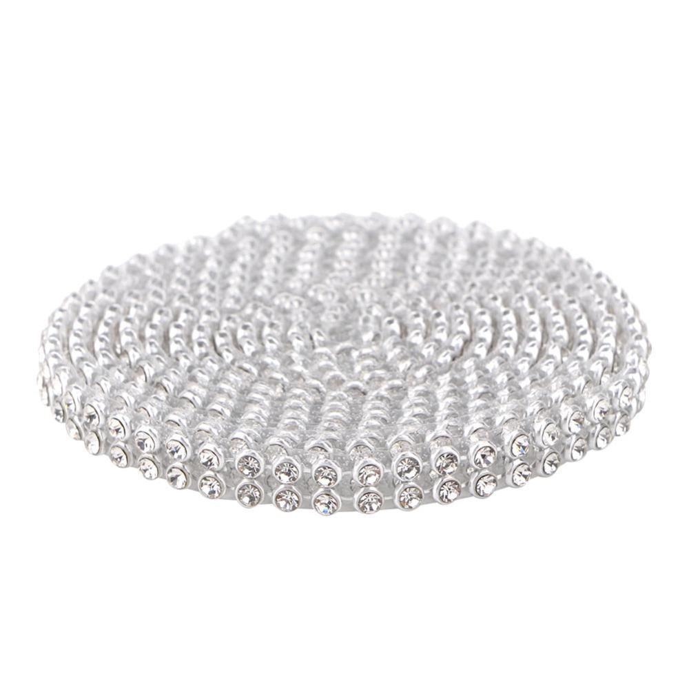 3pcs 3mm Crystal Rhinestone Chain Trim DIY Sewing Embellishment For Sewing Craft