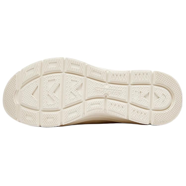 Skechers Слипоны Удобные Модные Низкие Повседневные Кроссовки Женские Бежевые 158860-OFWT