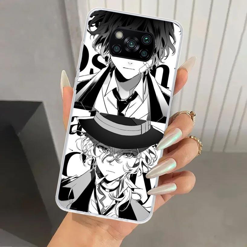 Чехол для телефона Bungo Stray Dogs Double Black для Xiaomi Poco X7 X6 X5 X4 X3 Nfc F7 Ultra F6 F5 Pro F4 GT F3 M6 M5S M4 M3 Мягкая печать