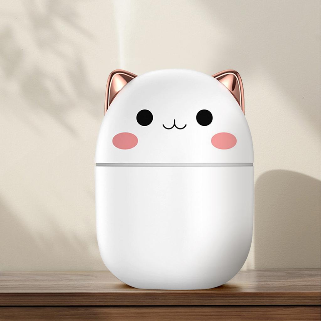 Увлажнитель воздуха Cute Cat, устройство для увлажнения воздуха в машине Cute Cat, тихий распылитель для рабочего стола Cute