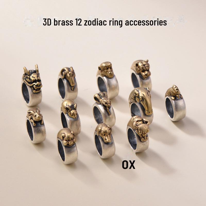 Ancient Style Zodiac Bead Bracelet DIY Accessories