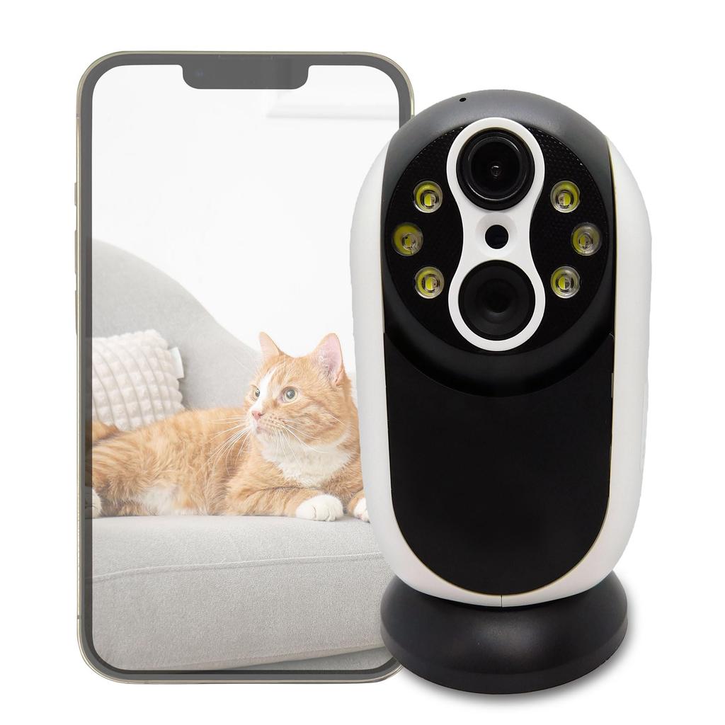 Broadwatch Security Surveillance Baby Pet 100x Elderly Alexa Google Easy Remote Motion Long Time Equipped with 2 Security Domestic Warranty Camera,
