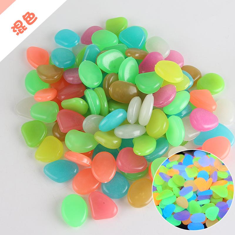 Luminous Garden Fish Tank Pebbles: Fluorescent Artificial Stone