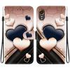 Чехол-книжка из искусственной кожи ручной работы для Samsung Galaxy XCover7 (SM-G556B/G556BU1)- Противоскользящий ударопрочный чехол с ремешком на запястье и дизайнами в виде сердец/роз и кошек