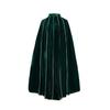 Medieval Plush Cloak With Gold Trim For Cosplay And Anime Role Playing