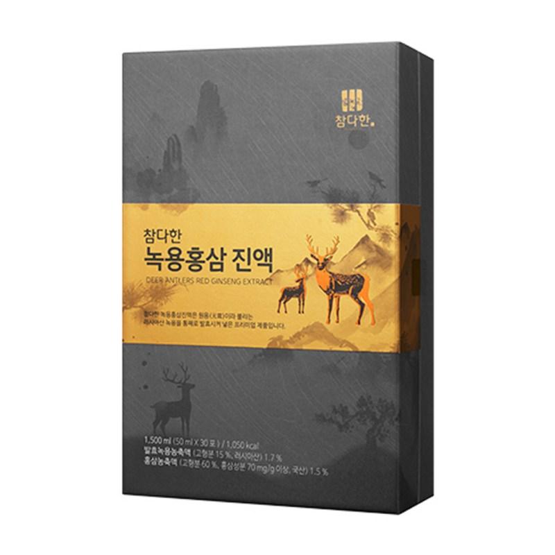 Chamdahan Deer Antler Red Ginseng Essence 30p, 1.5L, 1 Unit