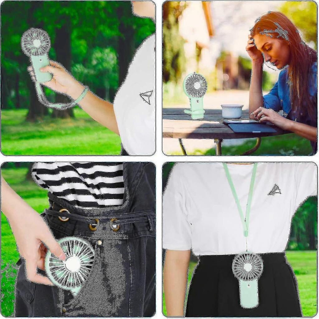 Handheld Fan Mini Portable Fan Small Personal Fan Speed Adjustable Rechargeable