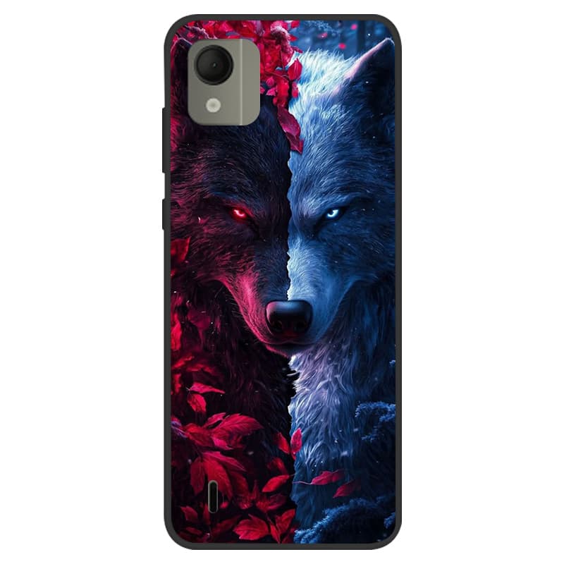 Case For Nokia C110 Case Cool Silicone Protective Cover for Nokia C110 C 110 Bumper Fundas NokiaC110 Coque Cute Cat Shell 2023