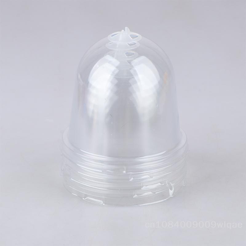 5 шт. Изолированный набор для рассады Прозрачный галлонный горшок для размножения с вентилируемой крышкой - Купол влажности для проращивания семян и клонирования растений