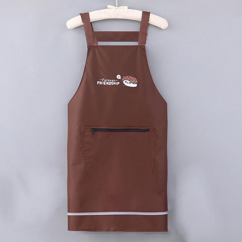Household Kitchen Apron Household Abrasion Resistant Waterproof Antifouling Barista Apron Restaurant Uniform Coffee House