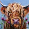 Louise Brown Highlander Canvas Print