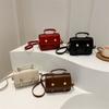 Women'S Bag Summer Fashion Handbag Texture Pu Small Square Bag Foreign Style Versatile Shoulder Bag