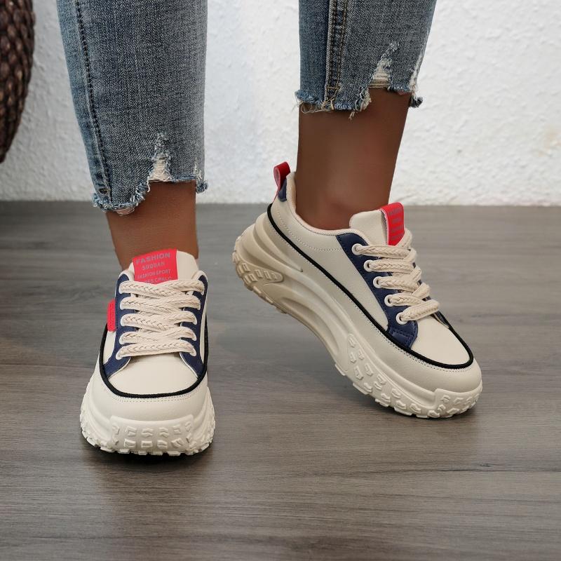 Модные кроссовки для женщин Дизайнерские универсальные кроссовки для спорта Высококачественная нескользящая женская спортивная обувь Модная платформа Повседневная обувь