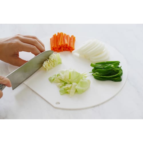 Ihara Kihan Smooth Antibacterial Cutting Board, Ivory White, Wide, NC-IWL