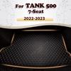 Car Trunk Mat For Tank 500 7-Seat 2022 2023 Custom Car Accessories Auto Interior