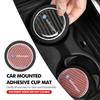 2pcs Car Water Coaster Cup Pads Non-Slip Mats Accessories For Volkswagen VW Polo Jetta Sagitar Magotan Passat B5 B6 B7 CC Tiguan zg7