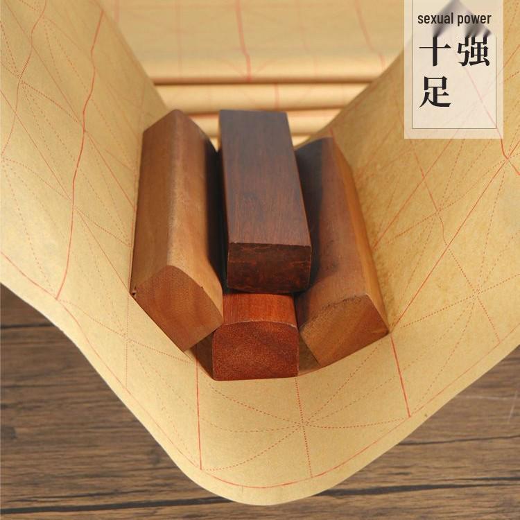 Beginner's Calligraphy Deckle Edge Rice Grid Paper - Thickened Bamboo Pulp Xuan Set