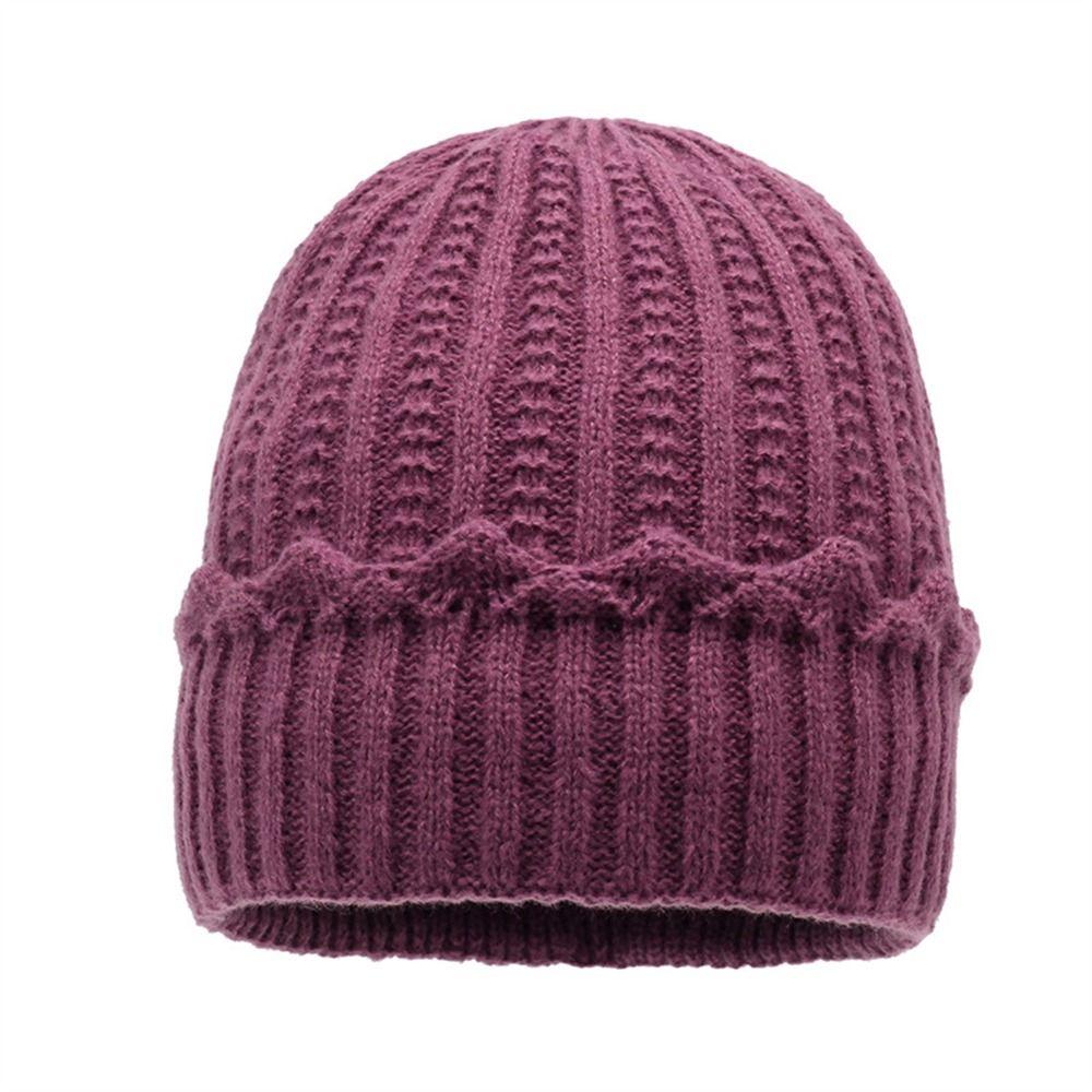Windproof Coldproof Bonnet Caps Warm Ear Protection Fashion Knitted Hat  for Autumn Winter