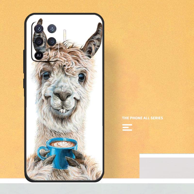 Lama Llama Alpaca Case For Oppo A18 A38 A58 A78 A98 A5 Pro A6 A15 A54 A74 A94 A17 A57 A80 A60 A40 A16 A76 A96