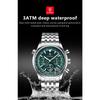 POEDAGAR Casual Man Clock Chronograph Date Waterproof Luminous Quartz Watches Stainless Steel Fashion Wristwatch Reloj