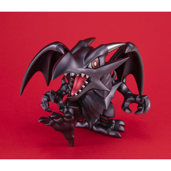 MEGATOON Yu-Gi-Oh Монстры Дуэли Черный Дракон с Красными Глазами Прибл.. Полная фигурка из ПВХ, окрашенная, 130 мм