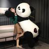 Adorable Plush Panda Cartoon Lounging Soft Plush Toy Kids Bedtime Doll Gift