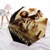 1pc The Lord of the Rings Two Towers Automatic Folding Umbrella - Compact 8-Rib Design, Durable Plastic & Iron1135L