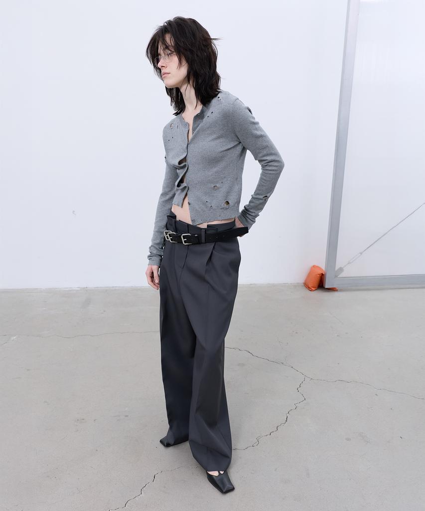 LCDC™ Back-Pleated Wide Pants (Grey)