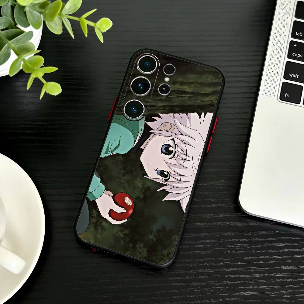 Чехол для телефона G-Killua Zoldyck K-Hunter X Hunter Для Samsung S26,S25,S24,S23,S22,S21,S20,Plus,Fe,Lite,Другие Черный Чехол