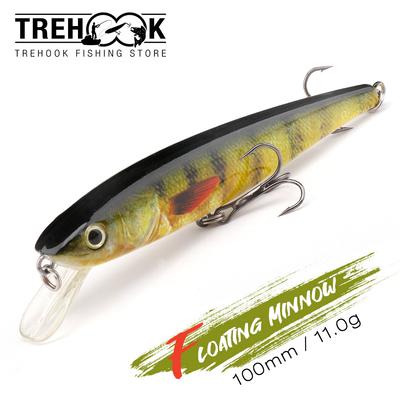 Приманка Black Minnow 100мм 11г Плавающие воблеры для троллинга Искусственные приманки Твердые крэнкбейты Рыболовные приманки Рыболовные снасти