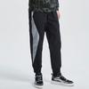 Li-Ning Свободные трикотажные спортивные брюки с манжетами, мужские низы, черные AYKR033-1
